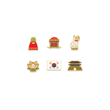 한국의 상징 뱃지